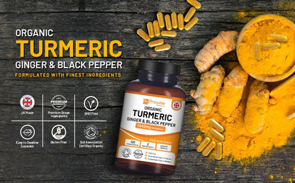 Turmeric Curcumin 1440mg with Black Pepper & Ginger