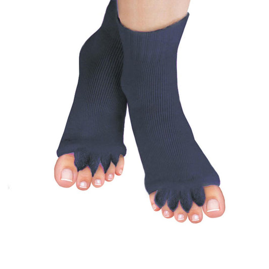 Pair of Foot Alignment Socks to Relieve Foot Pain, Navy