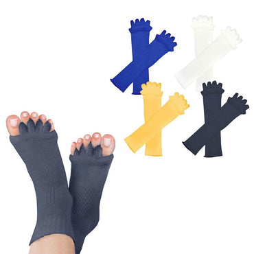 Pair of Foot Alignment Socks to Relieve Foot Pain, Navy