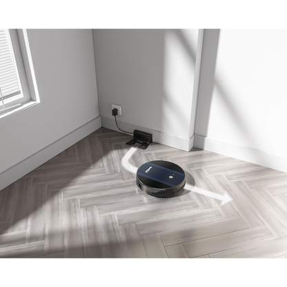 Robot Vacuum Cleaner G6, Ultra-Thin, 1800Pa Strong Suction, Automatic Self-Charging, Wi-Fi Connectivity, App Control, Custom Cleaning, Great for Hard Floors to Carpets, 100mins Run Time